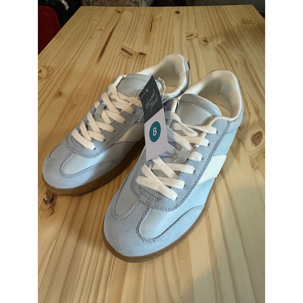 Universal Thread Spencer Light Blue Faux Suede Retro Lace Up Sneakers Mens 8